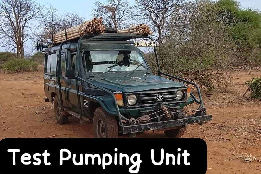 GRANFI test pumping unit field vehicle